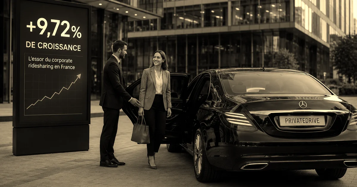 L'essor du corporate ridesharing en France : +9,72 % de croissance